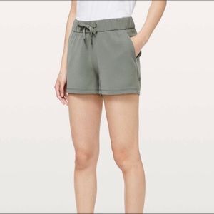 Sage Green Lululemon On The Fly Short